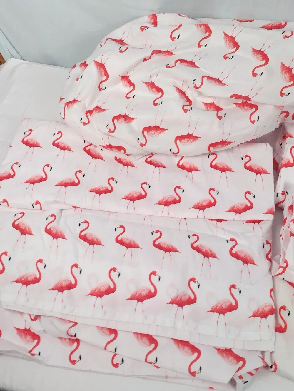 Bysure Flamingo Queen Size Bed Sheet Set Tropical Florida